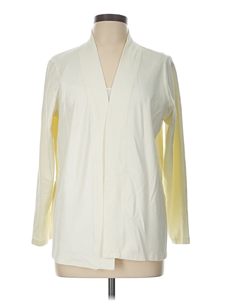 Pre-owned Appleseeds Cardigan Sweater In Ivory