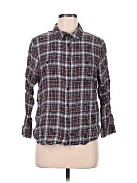 NSF 3/4 Sleeve Button-Down Shirt (view 1)