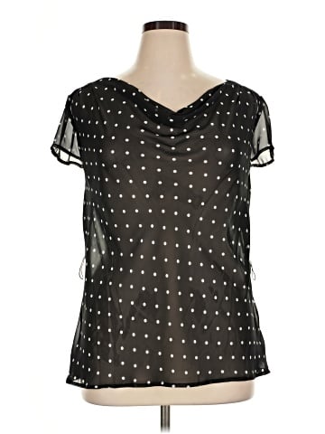 Worthington Short Sleeve Blouse (view 1)