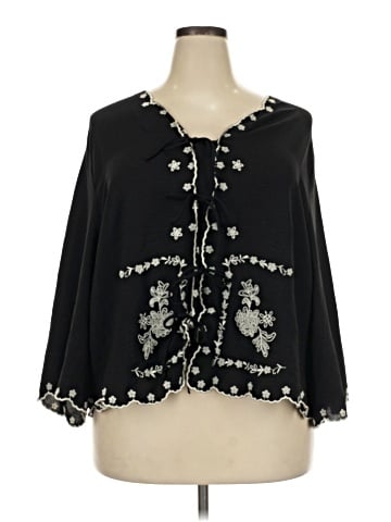 Adrianna Papell 3/4 Sleeve Blouse (view 1)