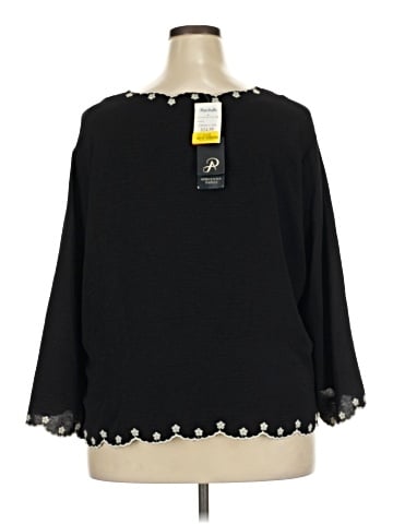 Adrianna Papell 3/4 Sleeve Blouse (view 2)