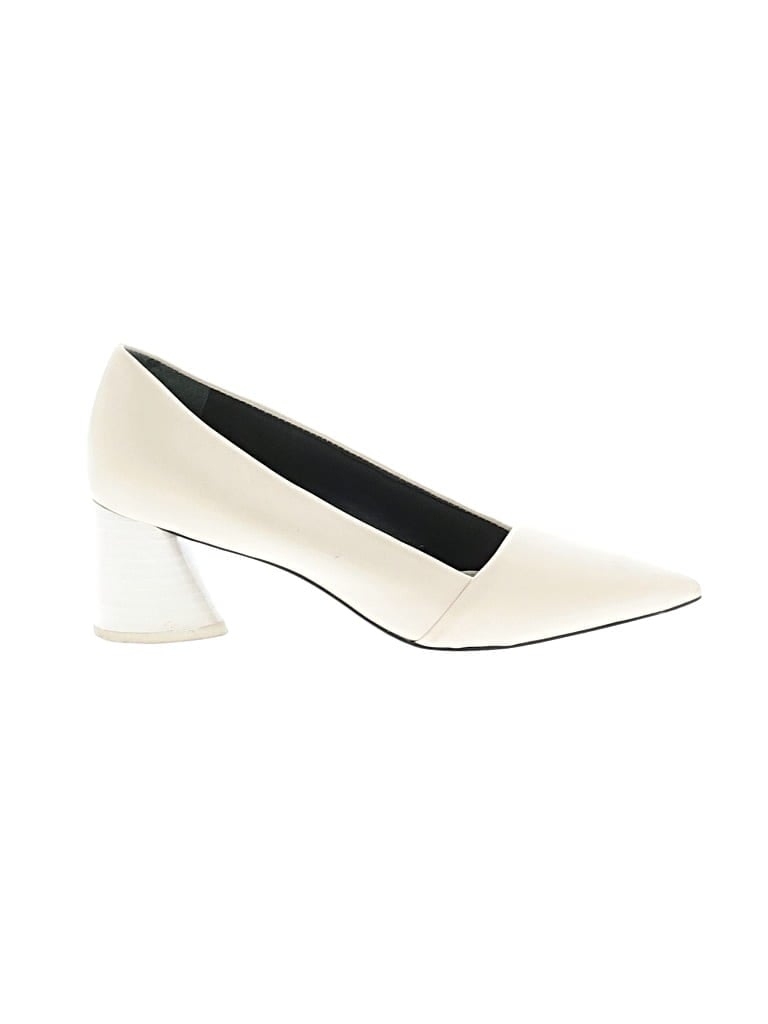 Pre-owned Mercedes Castillo Heels In Ivory