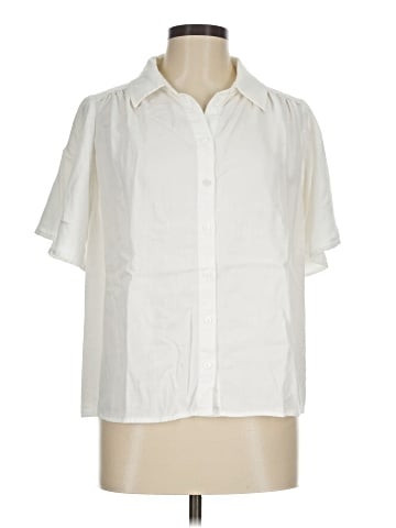 Liverpool Los Angeles Short Sleeve Blouse (view 1)