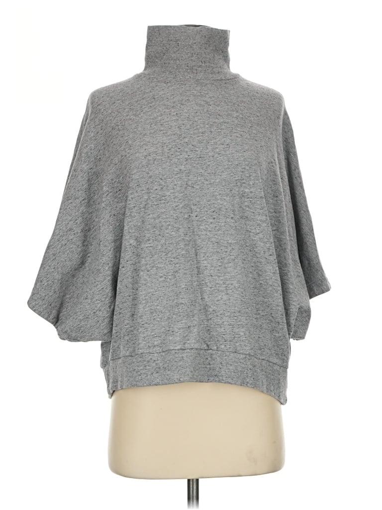Pre-owned Lou & Grey Poncho In Gray