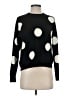 T Tahari Polka Dots Black Pullover Sweater Size S - photo 1