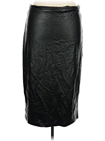 ELOQUII Faux Leather Skirt (view 1)