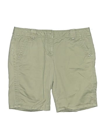 Ann Taylor Khaki Shorts (view 1)