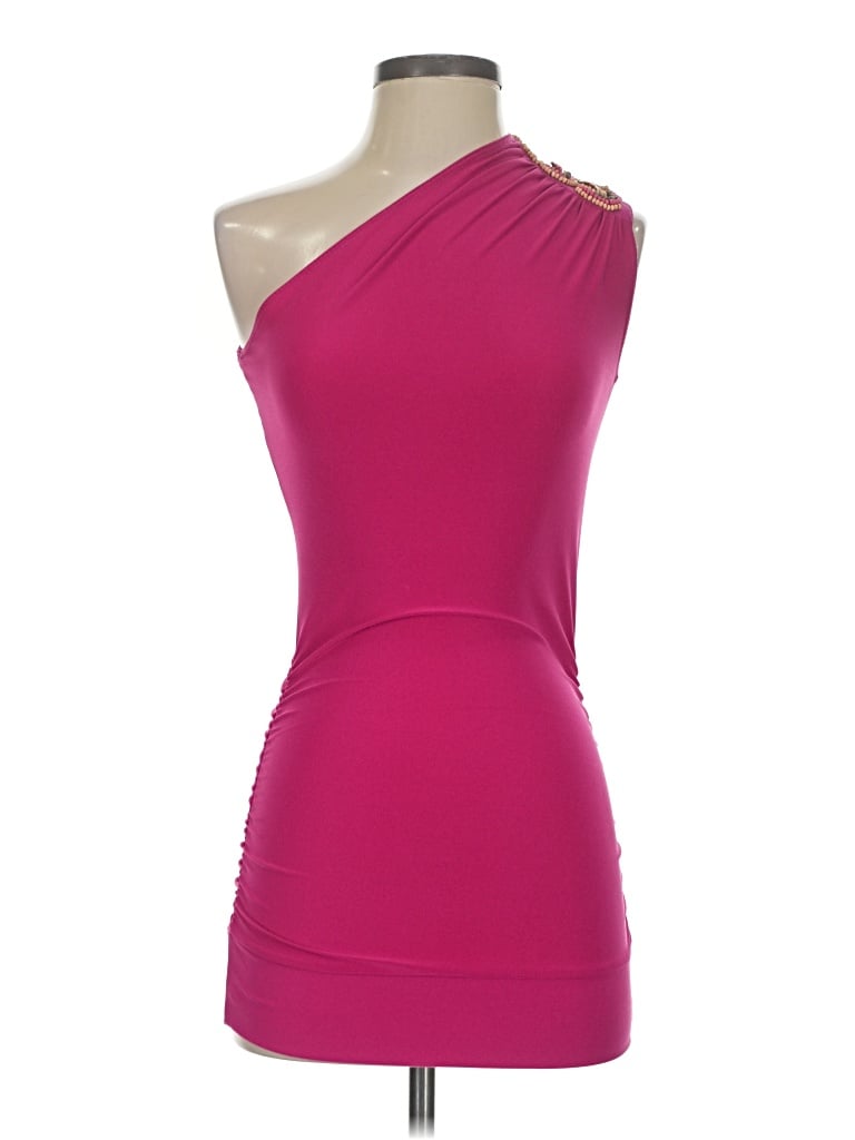 Pre-owned 2b Bebe Cocktail Dress In Pink