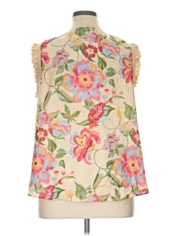 Skies Are Blue Sleeveless Blouse (view 2)