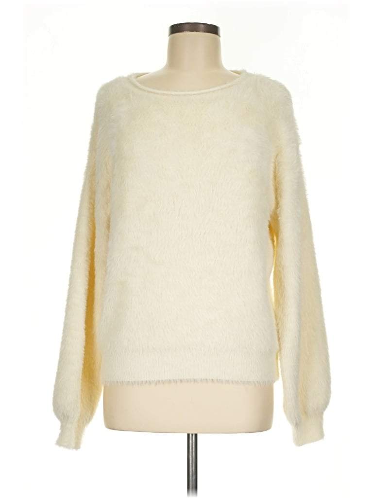 Pre-owned Mystree Pullover Sweater In Ivory