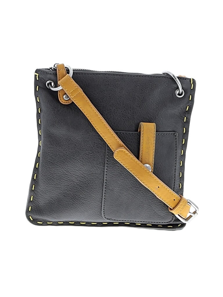 Pre-owned Shiraleah Crossbody Bag In Gray