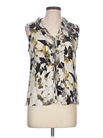 Elie Tahari Sleeveless Silk Top (view 1)