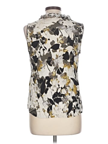 Elie Tahari Sleeveless Silk Top (view 2)