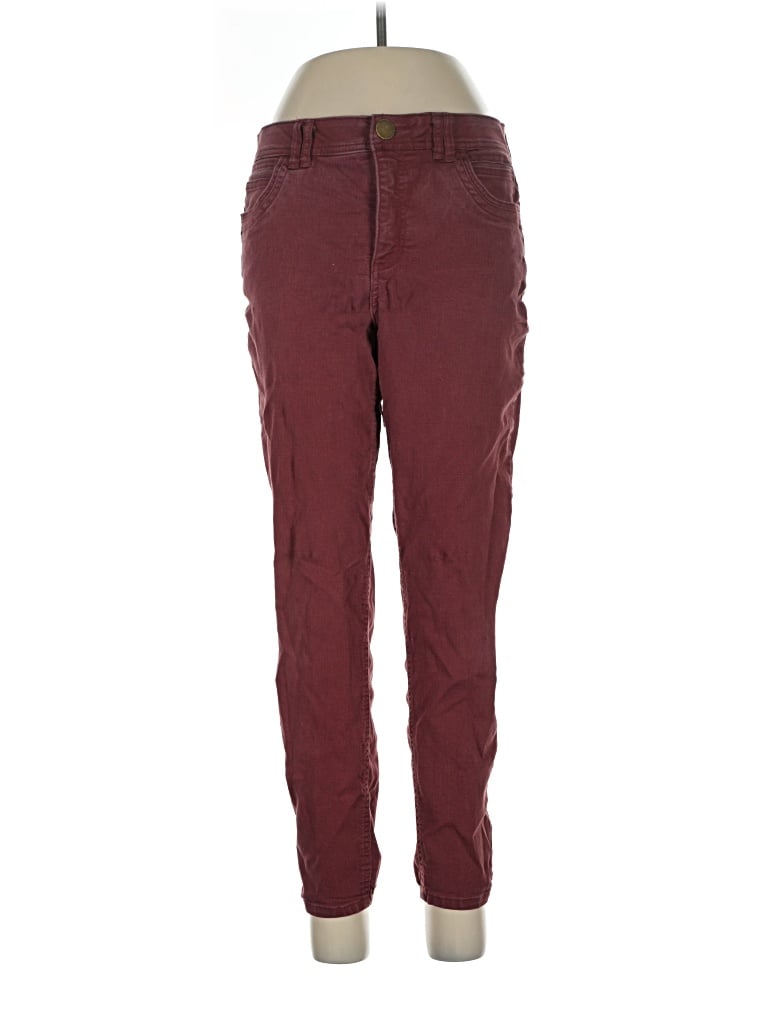 Pre-owned Democracy Casual Pants In Burgundy