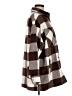 Divided by H&M Checkered-gingham Brown Coat Size M - photo 4