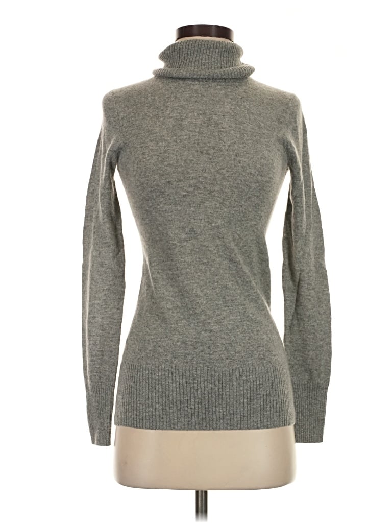 Pre-owned J.crew Collection Turtleneck Sweater In Gray