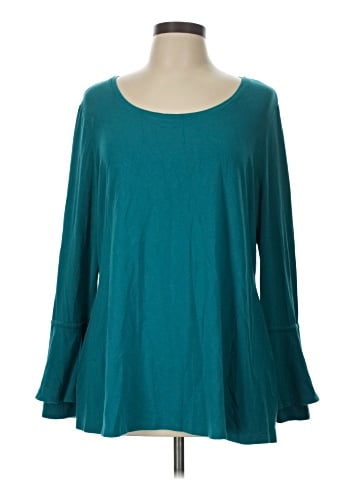 Isaac Mizrahi LIVE! 3/4 Sleeve Top (view 1)