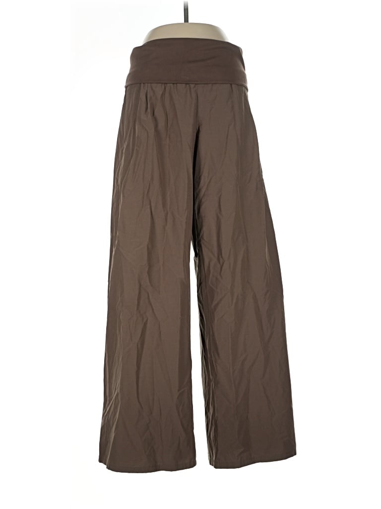 Pre-owned Bershka Casual Pants In Brown