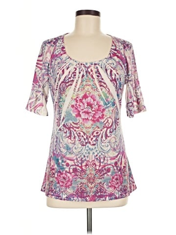 Jane Ashley Short Sleeve Blouse (view 1)