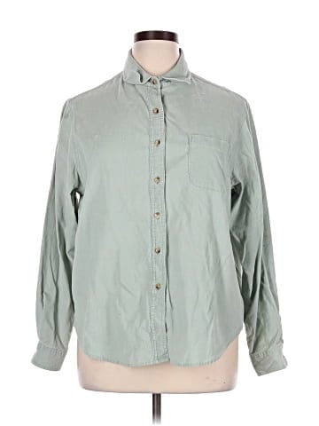 Cherokee Long Sleeve Button-Down Shirt (view 1)