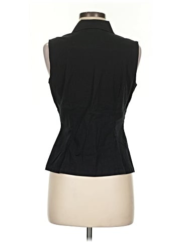 Halogen Sleeveless Button-Down Shirt (view 2)