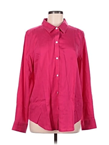 Liz Claiborne Long Sleeve Button-Down Shirt (view 1)