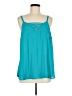 Torrid 100% Polyester Teal Sleeveless Blouse Size Med Plus (00) - photo 1