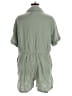 No Comment 100% Cotton Solid Green Romper Size 1X - photo 2