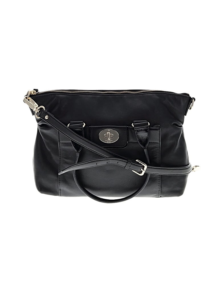 Pre-owned Kate Spade New York Leather Satchel In Black