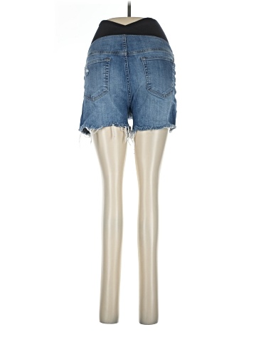 Isabel Maternity Denim Shorts (view 2)