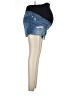 Isabel Maternity Blue Denim Shorts Size 10 Maternity - photo 4