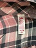 Justice 100% Viscose Plaid Pink Dress Size 14 - 16 - photo 3