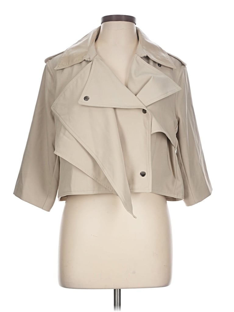 Pre-owned Hyfve Trenchcoat In Tan