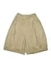 Assorted Brands 100% Rayon Solid Tan Khaki Shorts Size S - photo 1