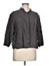 bryn WALKER Gray 3/4 Sleeve Button-Down Shirt Size L - photo 1