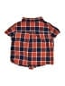 Gymboree 100% Cotton Plaid Red Short Sleeve Button-Down Shirt Size 3-6 mo - photo 2