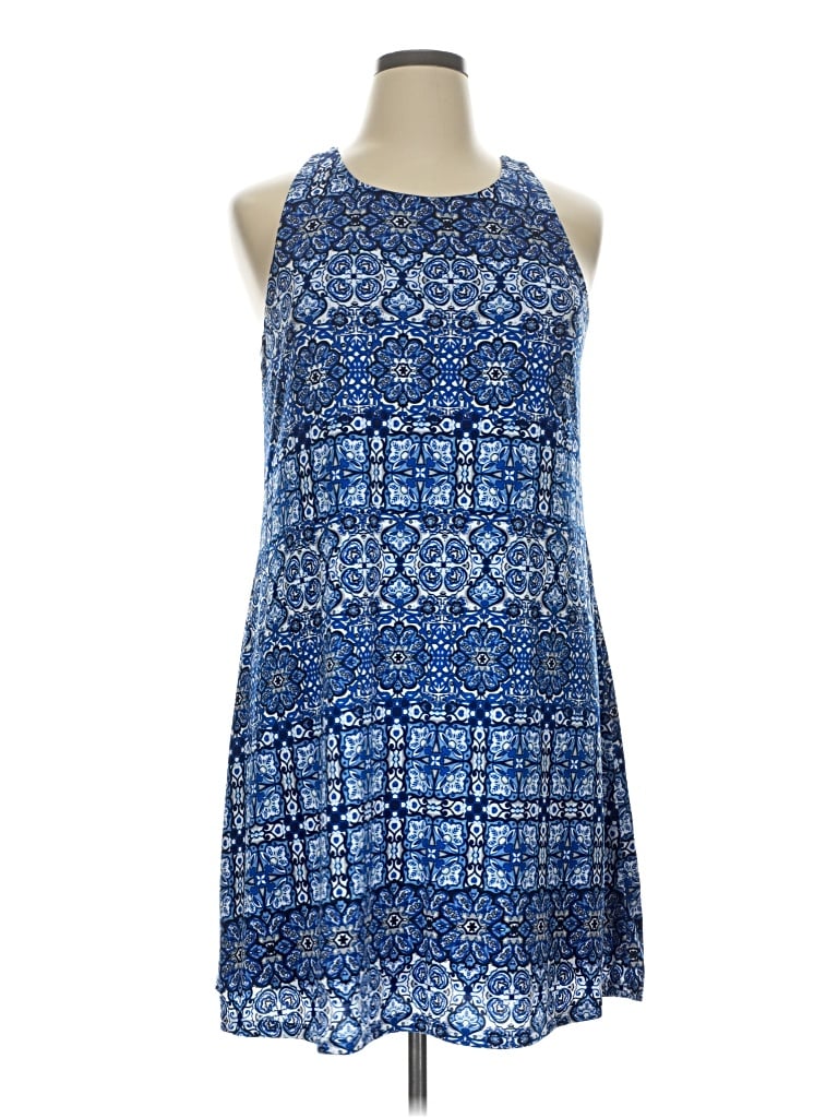 Pre-owned Cupio Casual Dress In Blue
