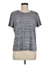 Basic Editions Tweed Gray Short Sleeve T-Shirt Size M - photo 1