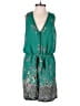 Elevenses 100% Rayon Paisley Green Romper Size XS - photo 1