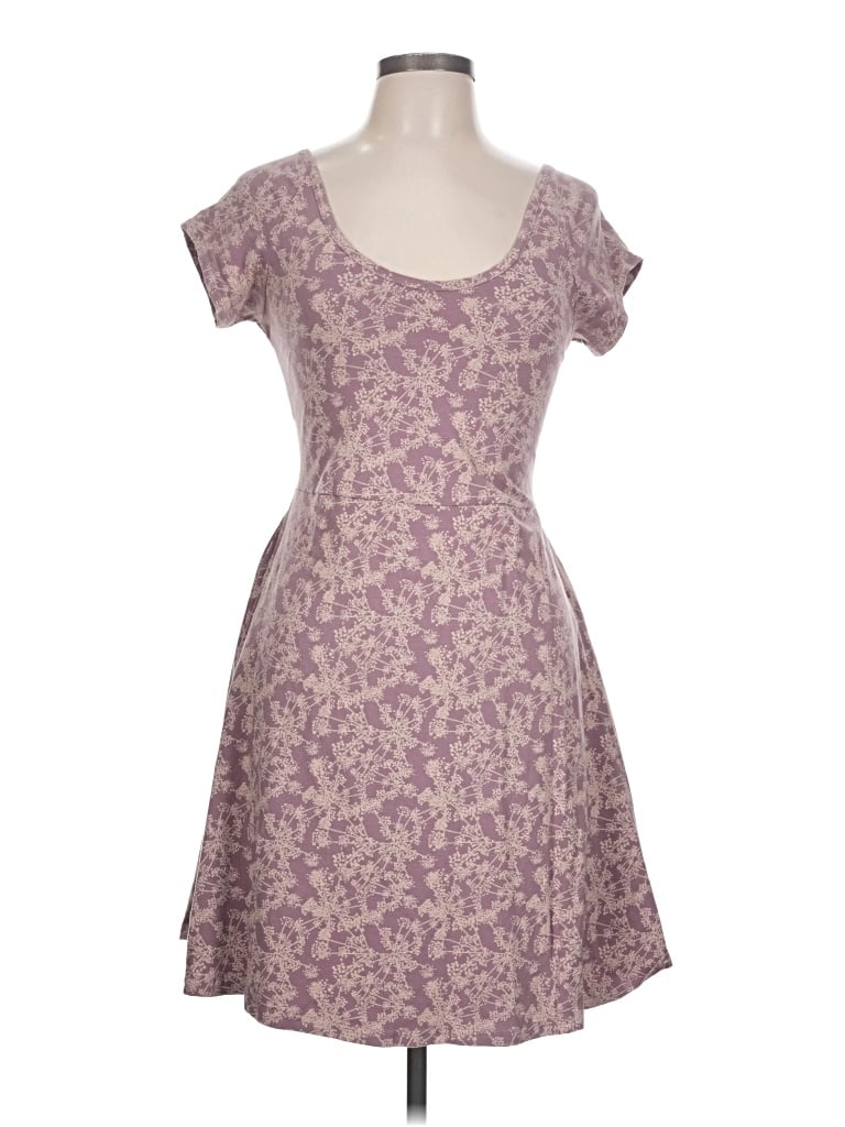 Pre-owned Pact Casual Dress In Purple
