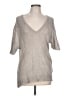 Boden 100% Linen Metallic Silver Pullover Sweater Size 12 - photo 1