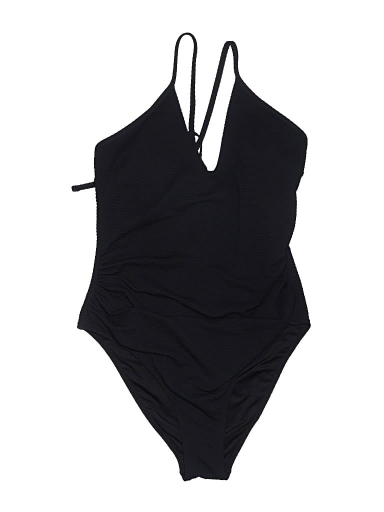 Pre-owned Cupshe One Piece Swimsuit In Black