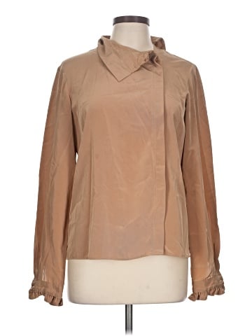 Espresso Long Sleeve Blouse (view 1)