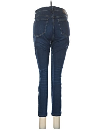 Madewell 9" Mid-Rise Skinny Jeans in Larkspur Wash: TENCEL&trade; Denim Edition (view 2)