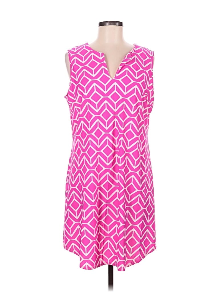 Pre-owned Jude Connally Casual Dress In Pink