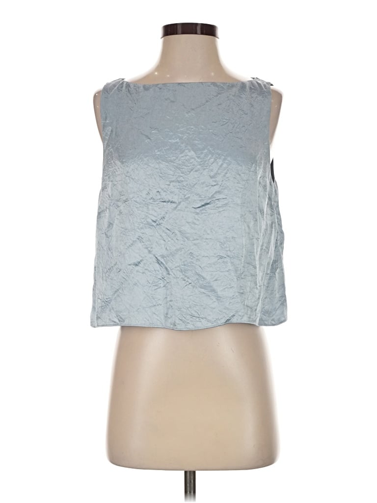 Pre-owned Babaton Sleeveless Blouse In Silver