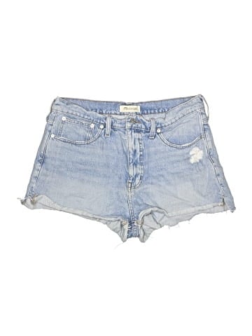 Madewell Relaxed Denim Shorts in Madera Wash: Side-Slit Edition (view 1)