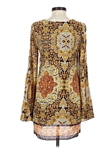 Olivaceous Long Sleeve Silk Top (view 2)