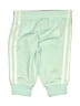 Adidas 100% Polyester Green Track Pants 0-3 MO / 3 MO - photo 1