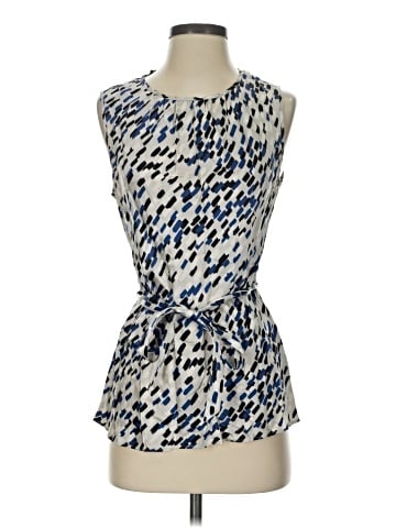 Lafayette 148 New York Sleeveless Silk Top (view 1)